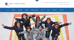 Desktop Screenshot of doonworldschool.com